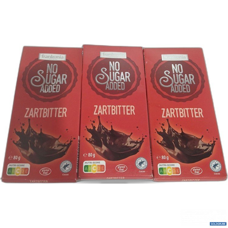 Artikel Nr. 969993 Artikel Nr. 969993: Frankonia No sugar added Zartbitter je 80g