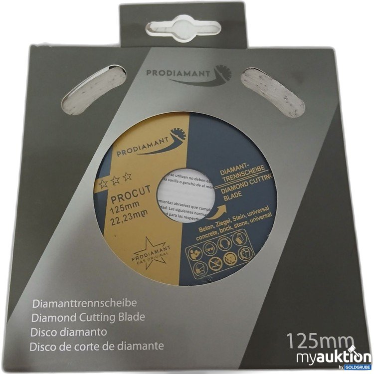 Artikel Nr. 987993 Artikel Nr. 987993: Prodiamant Diamanttrennscheibe 125mm