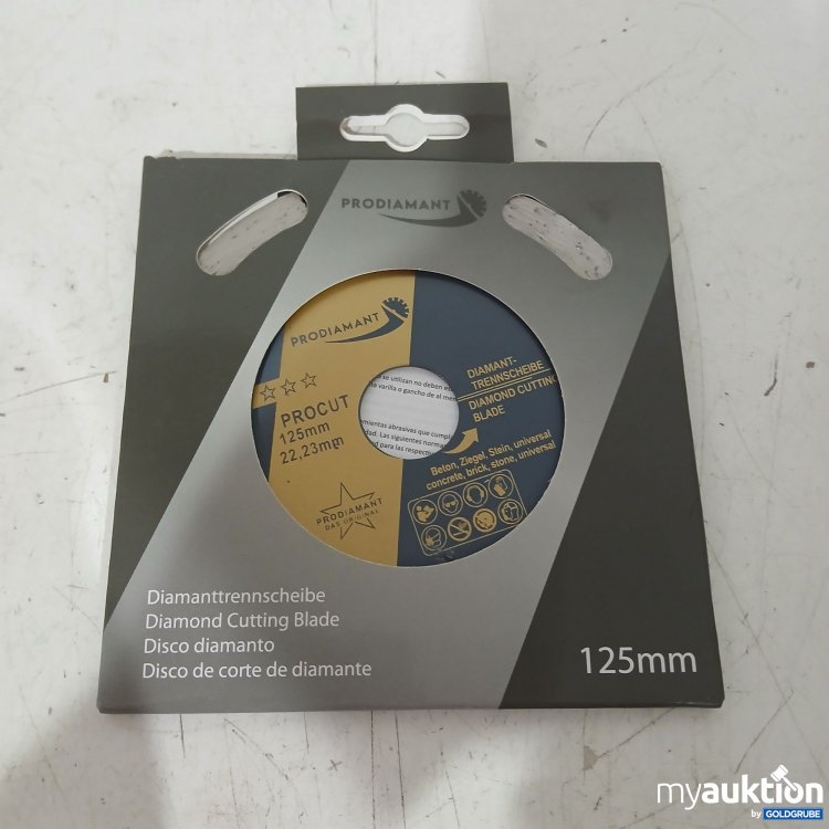 Artikel Nr. 987993 Artikel Nr. 987993: Prodiamant Diamanttrennscheibe 125mm