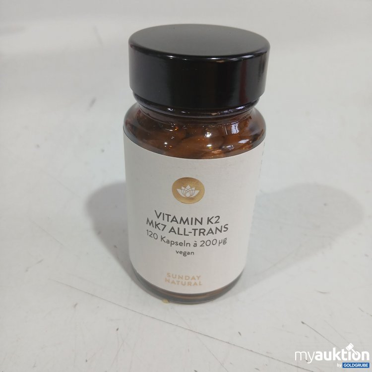 Artikel Nr. 992993 Artikel Nr. 992993: Sunday Natural Vitamin K2 MK7 all-trans 120 Kapseln