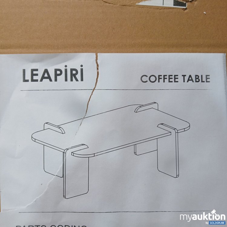 Artikel Nr. 443994 Artikel Nr. 443994: Leapiri Couch Tisch Twinkle Travertine in Braun, Art.No. 933342