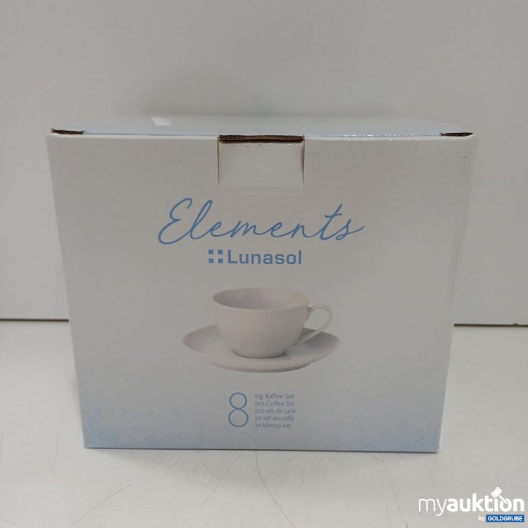Artikel Nr. 446994 Artikel Nr. 446994: Lunasol Elements Kaffee Set 8 Tassen und Untertassen 220ml