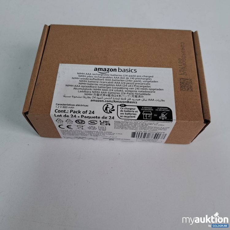 Artikel Nr. 808994 Artikel Nr. 808994: Amazon Basics NIMH AAA Batterien 24 Pack