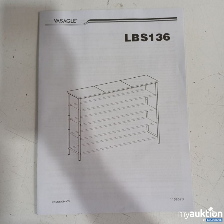 Artikel Nr. 446995 Artikel Nr. 446995: VASAGLE LBS136 Schuh-Regalsystem