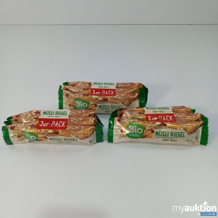 Artikel Nr. 764995 Artikel Nr. 764995: DM Bio Müsli Riegel 3x3 Stück