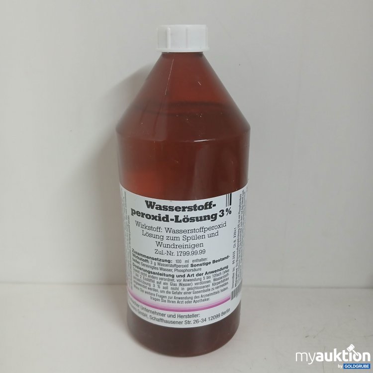 Artikel Nr. 827995 Artikel Nr. 827995: Wasserstoffperoxid-Lösung 3% 1000ml