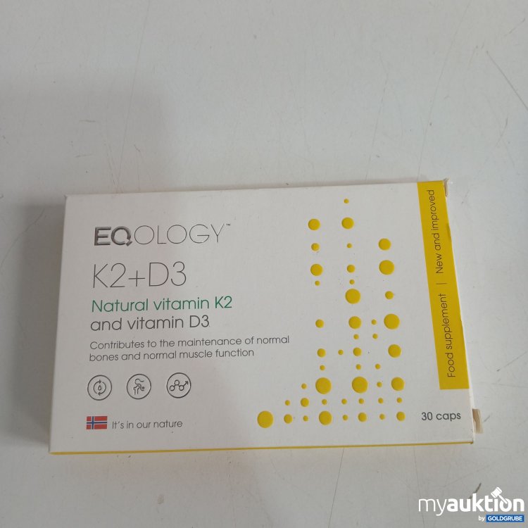 Artikel Nr. 852995: Eqology K2+D3 30Caps