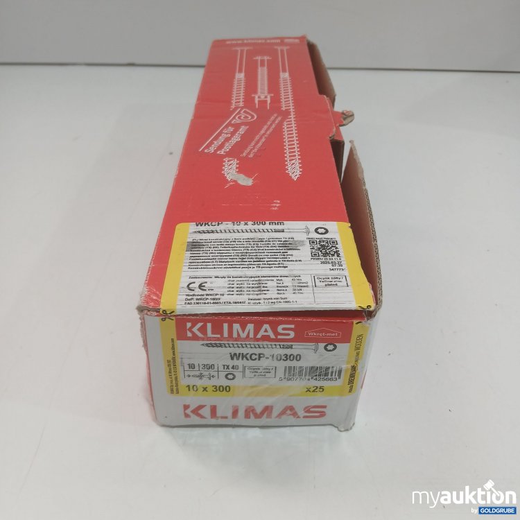 Artikel Nr. 882995: Klimas Tellerkopfschraube für Holz WKCP- 10x300mm TX40 20 Stück 