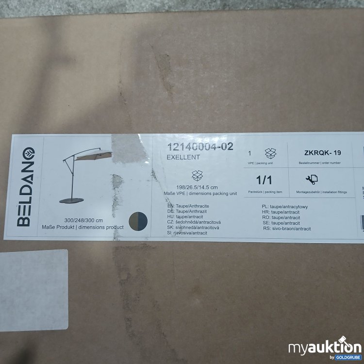 Artikel Nr. 887995: Beldano Exellent Taupe/Anthrazit 12140004-02 