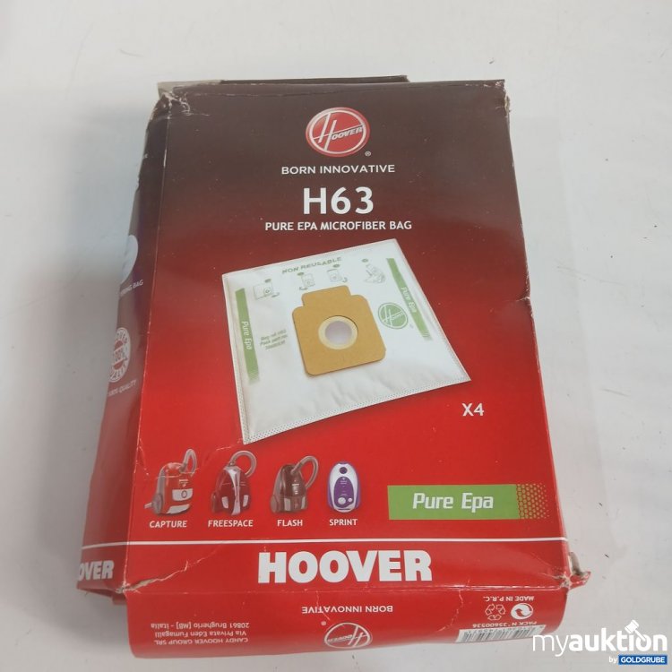 Artikel Nr. 918995: HOOVER H3 Pure EPA Microfiber Bag 4x
