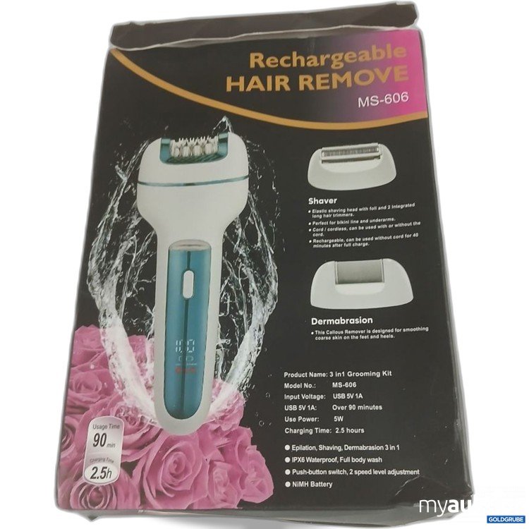 Artikel Nr. 921995: MS-606 Rechargeable Hair Remove 3 in 1 Grooming Kit