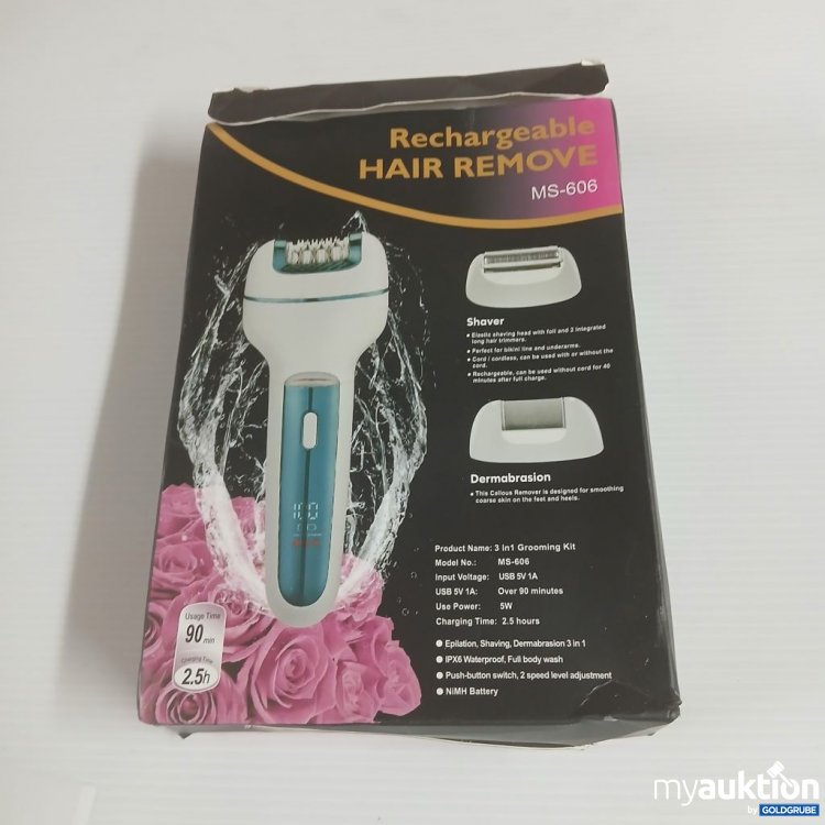 Artikel Nr. 921995: MS-606 Rechargeable Hair Remove 3 in 1 Grooming Kit