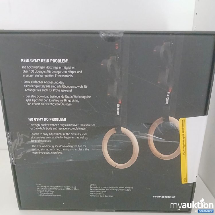Artikel Nr. 932995 Artikel Nr. 932995: VIA FORTIS Gym Rings Turnringe aus Holz