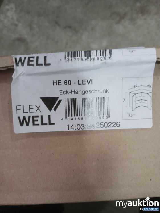 Artikel Nr. 959995: FLEX WELL Eck-Hängeschrank HE 60 Levi 