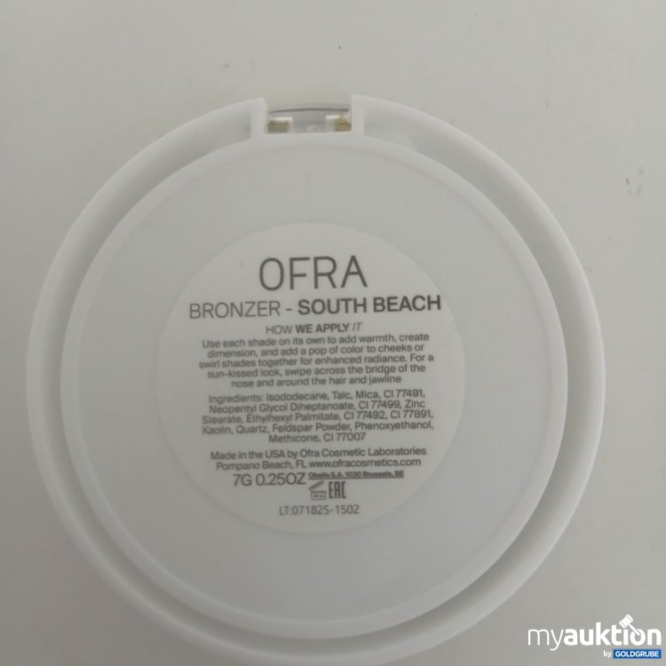 Artikel Nr. 981995 Artikel Nr. 981995: OFRA Bronzer South Beach