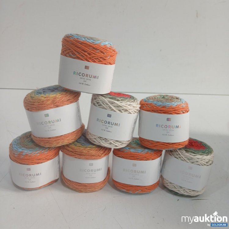 Artikel Nr. 468996 Artikel Nr. 468996: Ricorumi Spin DK Baumwollgarn bunt 8 Rollen