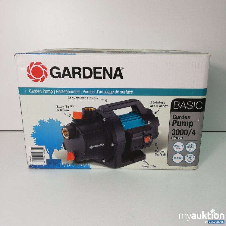 Artikel Nr. 782996 Artikel Nr. 782996: Gardena Gartenpumpe 3000l/h 600W