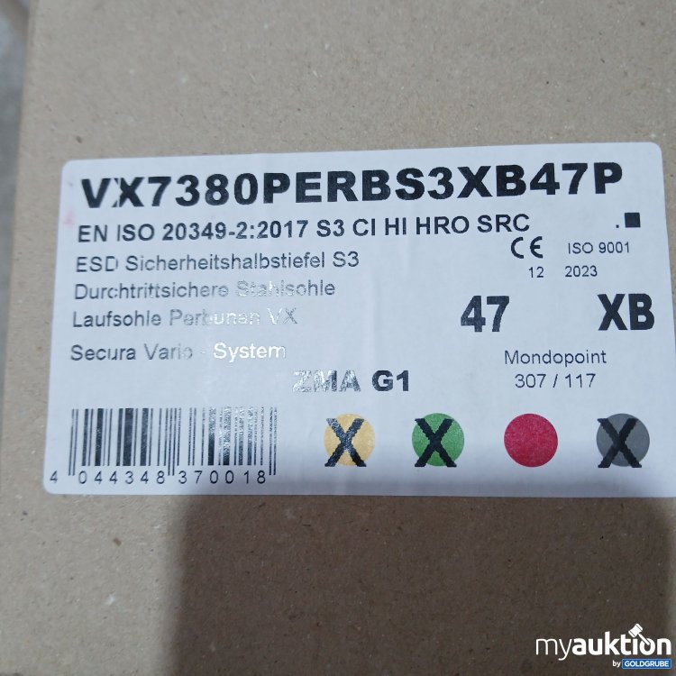 Artikel Nr. 914996: Steitz Secura Sicherheitsschuhe  VX7380PERBS3XB47P 