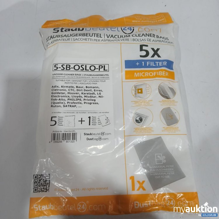 Artikel Nr. 963996: Staubbeutel 5-SB-OSLO-PL Staubsaugerbeutel 5Stk