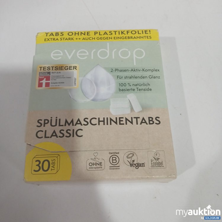 Artikel Nr. 817997 Artikel Nr. 817997: Everdrop Spülmaschinentabs classic 30Tabs