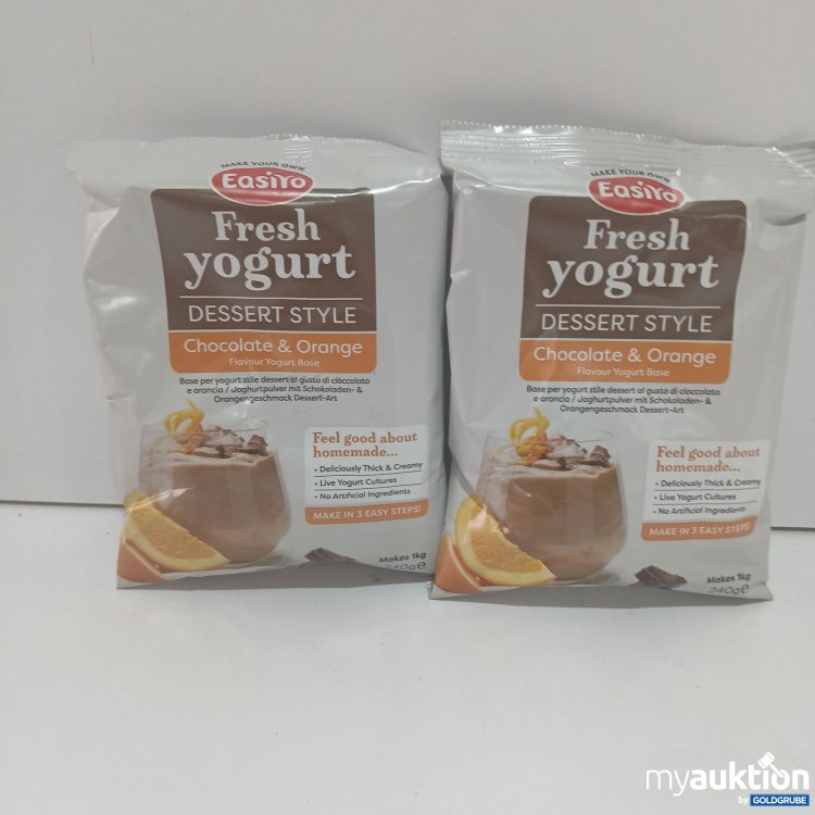 Artikel Nr. 819997 Artikel Nr. 819997: Easiyo Fresh yogurt Chocolate &Orange Pulver je240g