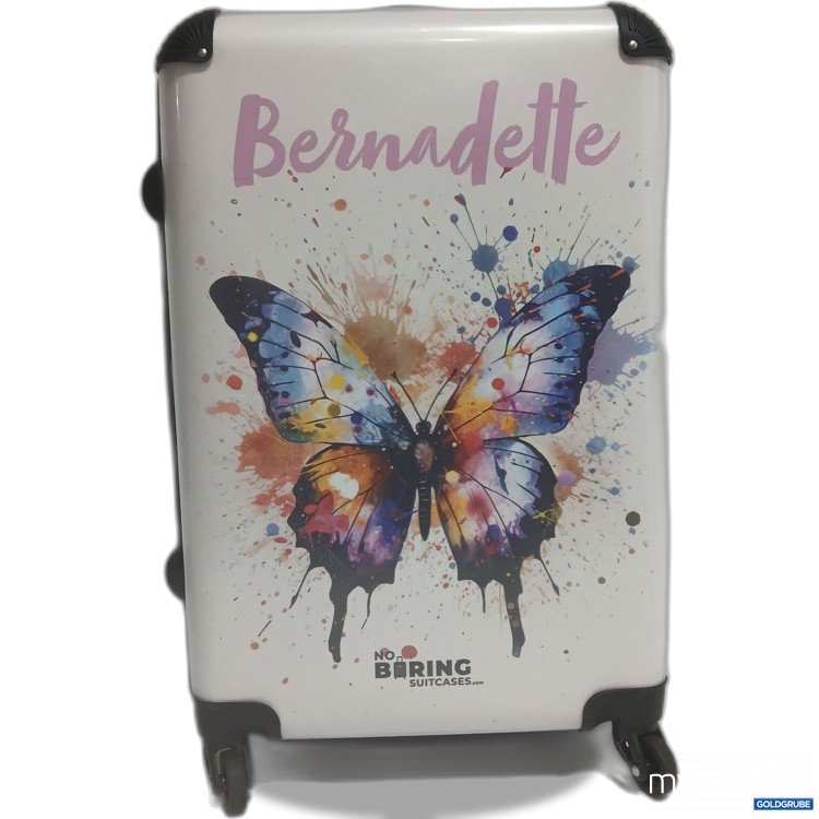 Artikel Nr. 881997 Artikel Nr. 881997: No Bring Suitcases mit Aufschrift "Bernadette"