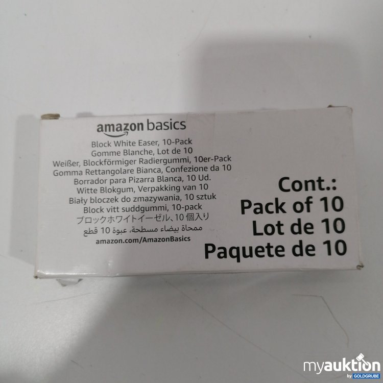 Artikel Nr. 895997: Amazon Basics Radiergummi 10stk 