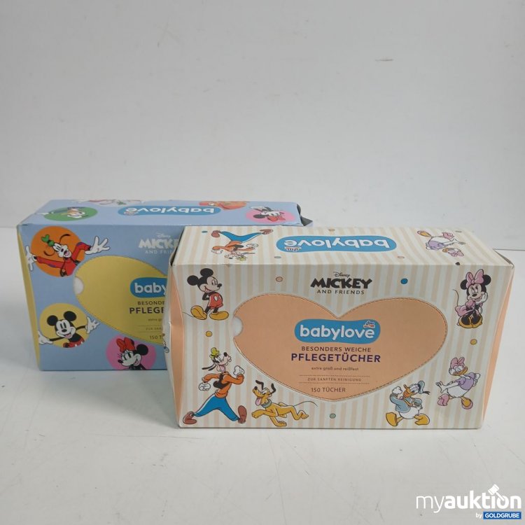 Artikel Nr. 903997: babylove Pflege-Tücher Mickey Mouse 2x 150 Stück
