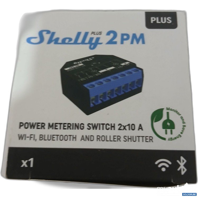Artikel Nr. 987997 Artikel Nr. 987997: Shelly 2 PM Power Metering Switch 2x10A