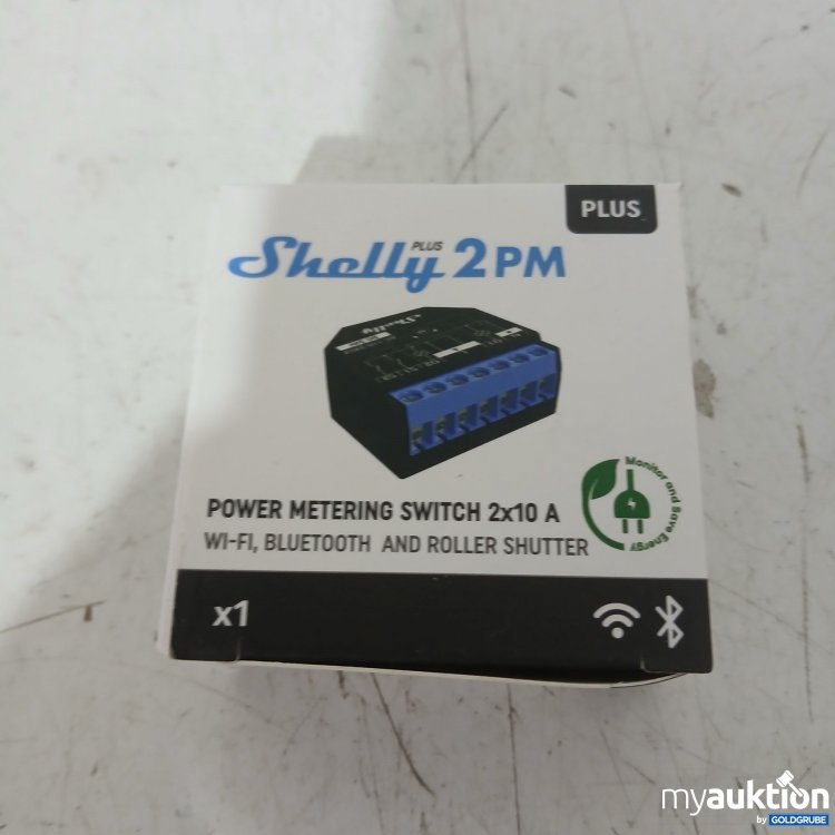 Artikel Nr. 987997 Artikel Nr. 987997: Shelly 2 PM Power Metering Switch 2x10A