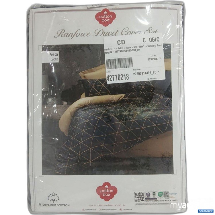 Artikel Nr. 993997 Artikel Nr. 993997: cotton box Ranforce Duvet Cover Set Veta Gold