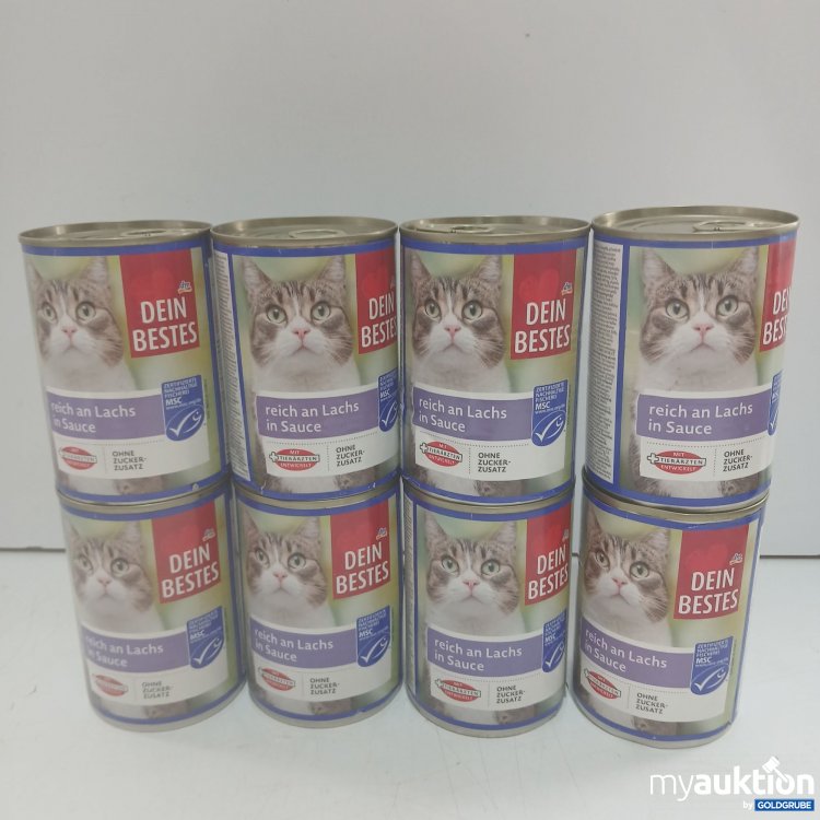 Artikel Nr. 997997: Dein Bestes Katzenfutter Lachs in Sauce je 415g 8Stk