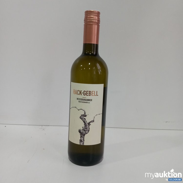 Artikel Nr. 820998: Hack-Gebell Weissburgunder Südstreiermark 75cl