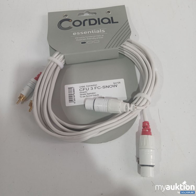 Artikel Nr. 872998: Cordial Essentials CFU3FC-SNOW 3m 