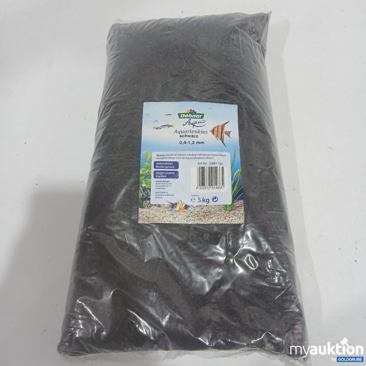 Artikel Nr. 950998:  Aquarienkies schwarz 0,4 - 1,2mm 5kg