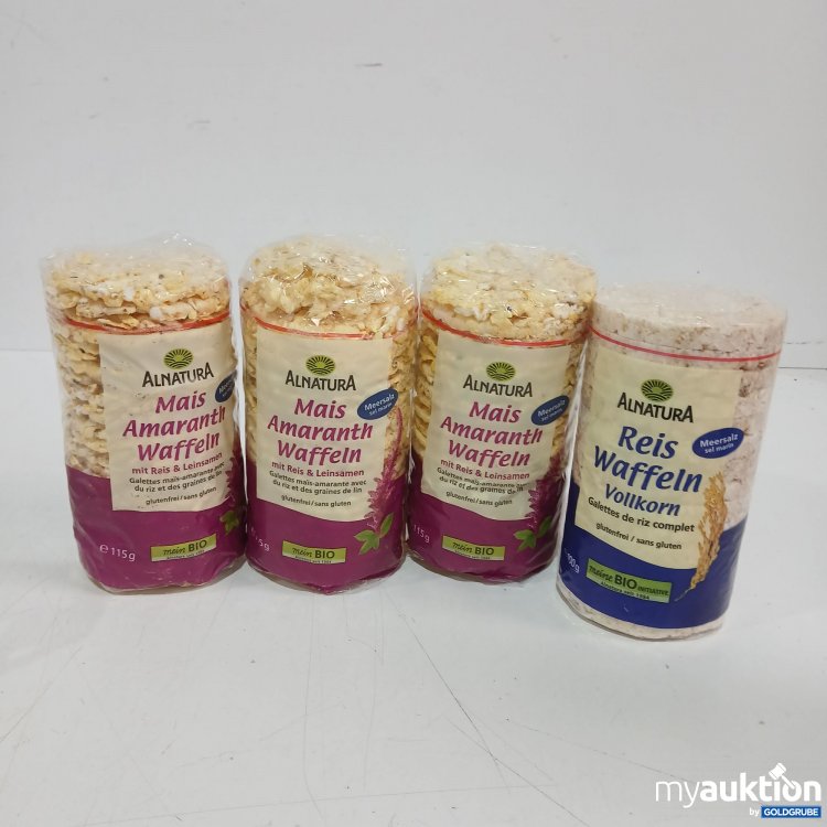 Artikel Nr. 970998 Artikel Nr. 970998: Alnatura Reis Waffeln verschiedene Sorten 3x115g , 1x 100g
