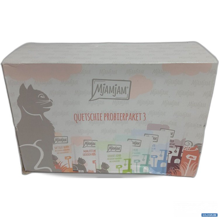 Artikel Nr. 972998: Mjamjam Quetschie Probierpaket 3 für Katzen 12x125g 