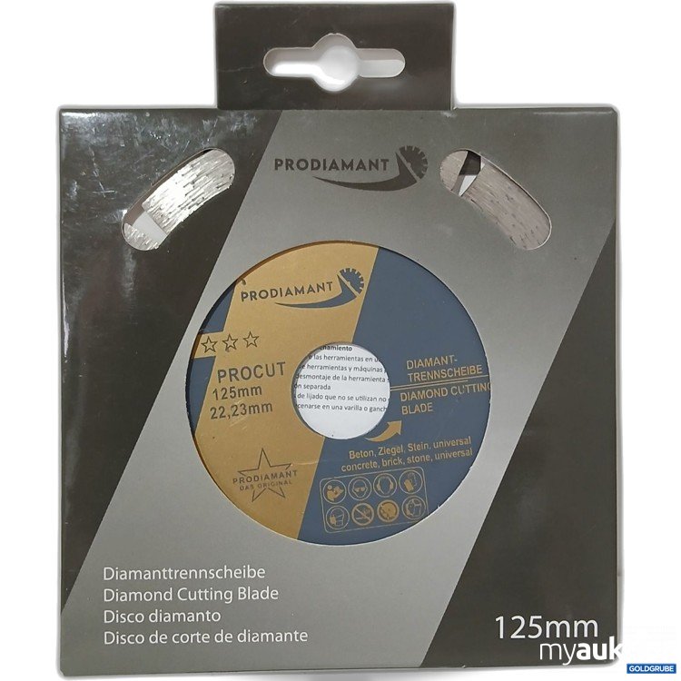 Artikel Nr. 987998 Artikel Nr. 987998: Prodiamant Diamanttrennscheibe 125mm
