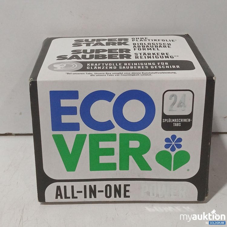 Artikel Nr. 471999 Artikel Nr. 471999: ECOVER all-in-one power Spülmaschinentabs 24 Stück