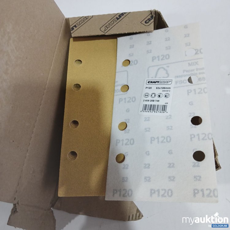 Artikel Nr. 522999: Craft Omat 50x 93x186mm Schleifpapier P120