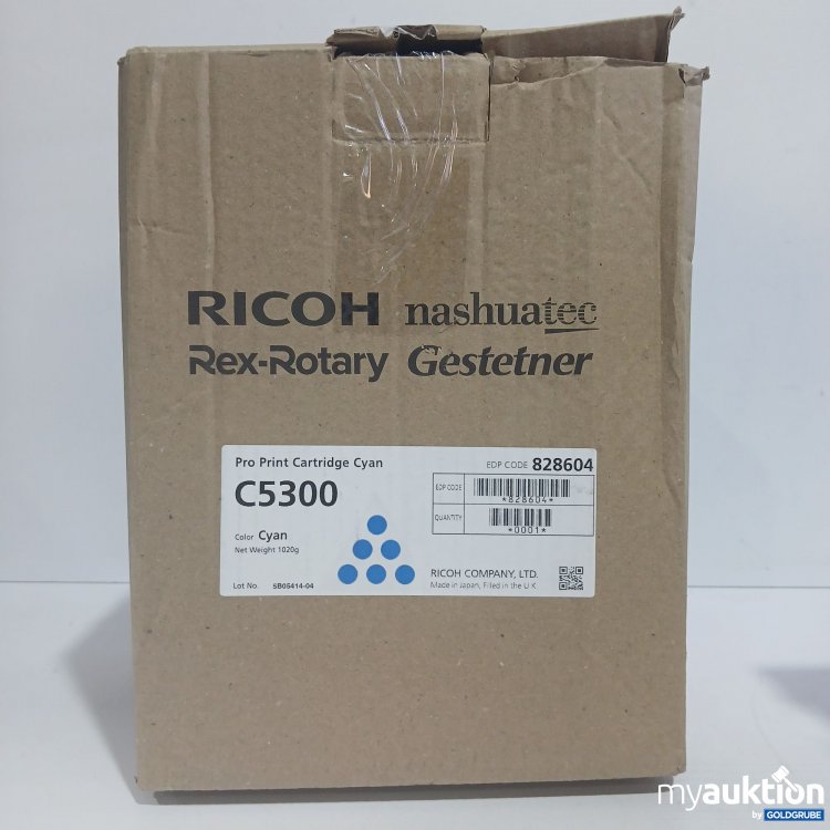 Artikel Nr. 857999 Artikel Nr. 857999: Ricoh Pro Print Cartridge Cyan C5300