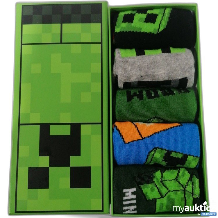 Artikel Nr. 886999 Artikel Nr. 886999: Minecraft Socken 5Stk