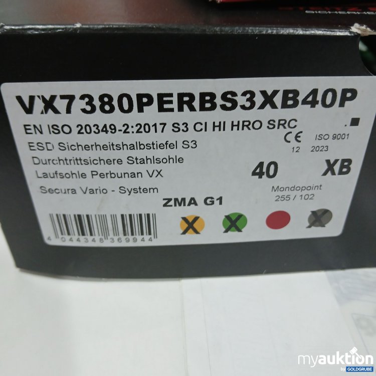 Artikel Nr. 914999: Steitz Secura Sicherheitsschuhe VX7380PERBS3XB40P