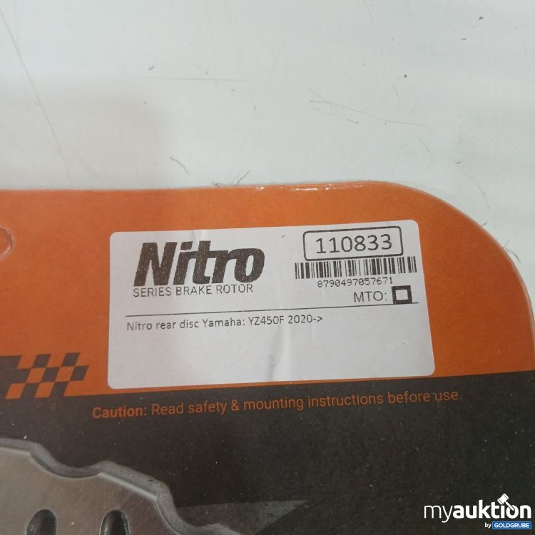 Artikel Nr. 918999: Nitro Brake Rotor YZ450F 2020->