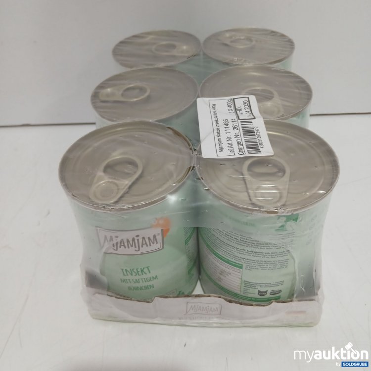 Artikel Nr. 997999: Mjamjam Katze Insekt&Huhn je 400g 6Stk